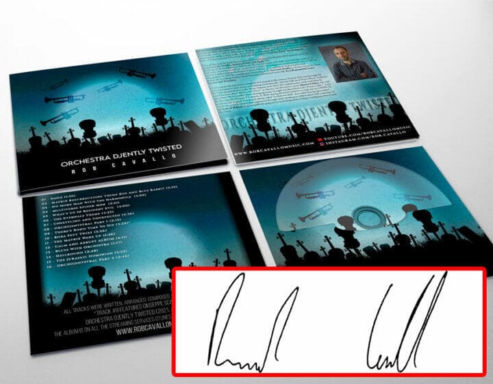 SIGNED CD ORCHESTRA DJENTLY TWISTED